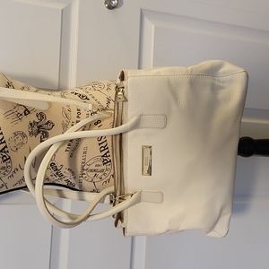 DNKY white puse with light brown inside